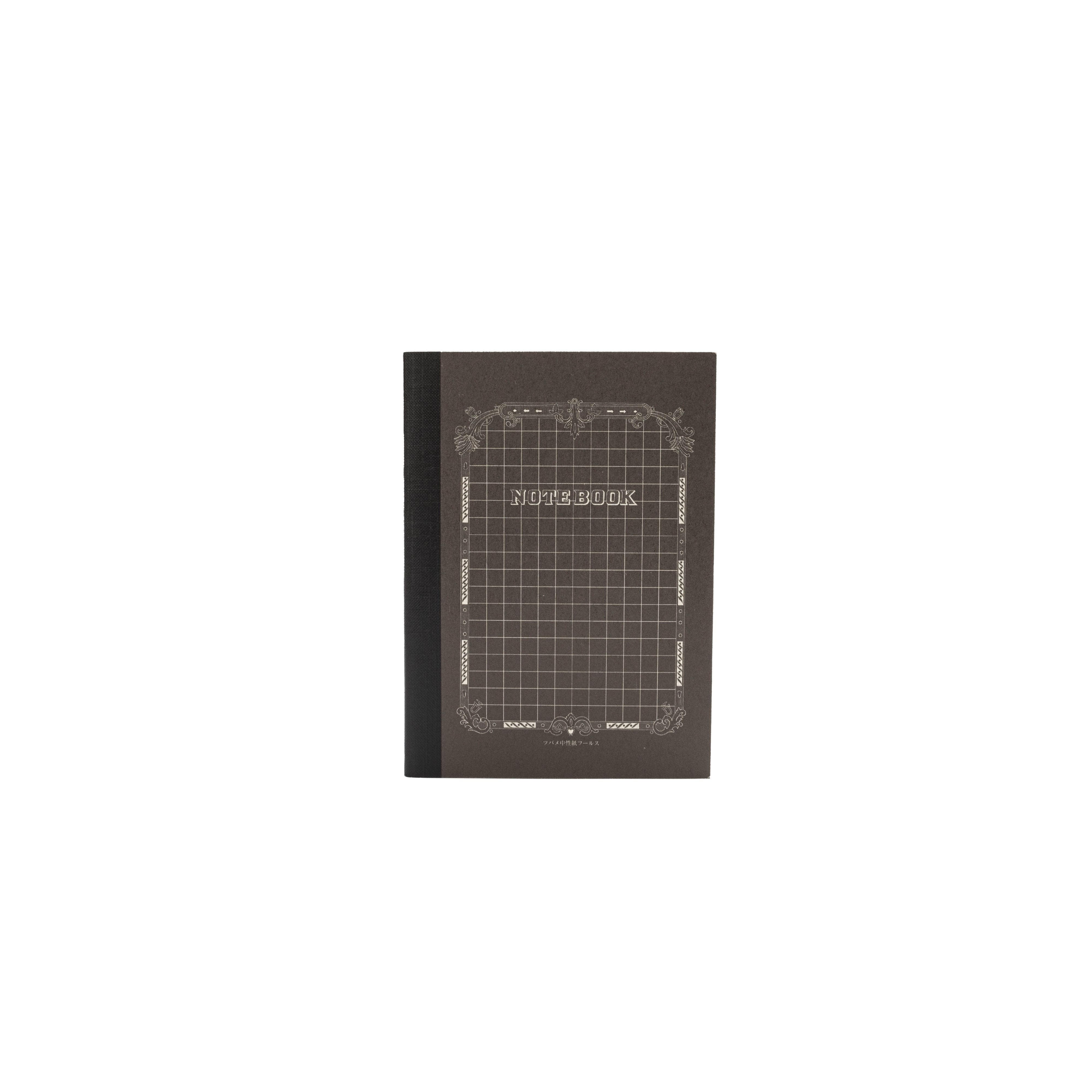 日本紀寺商事x Tsubame Note 口袋方眼筆記本/ 黑